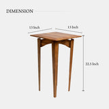 Acacia Natural Wood Side Table