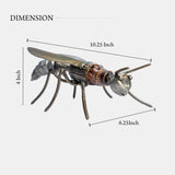 Paper Weight Madeup Of Recycled Bolts In A Shape Of Wasp