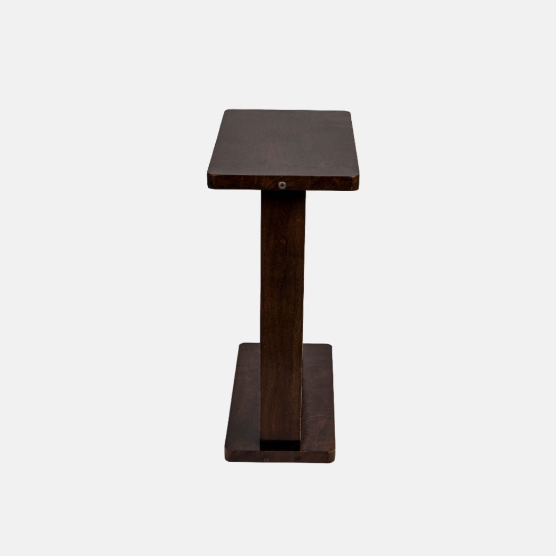 Mango Wood Dark Brown Side Table