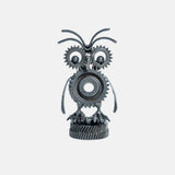 Paper Weight Made Up Of Recycled Metal In A shape Of Owl