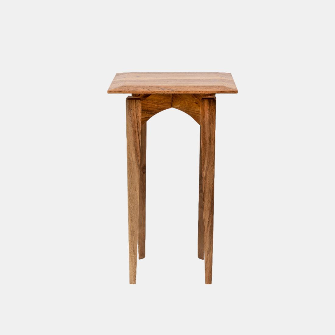 Acacia Natural Wood Side Table