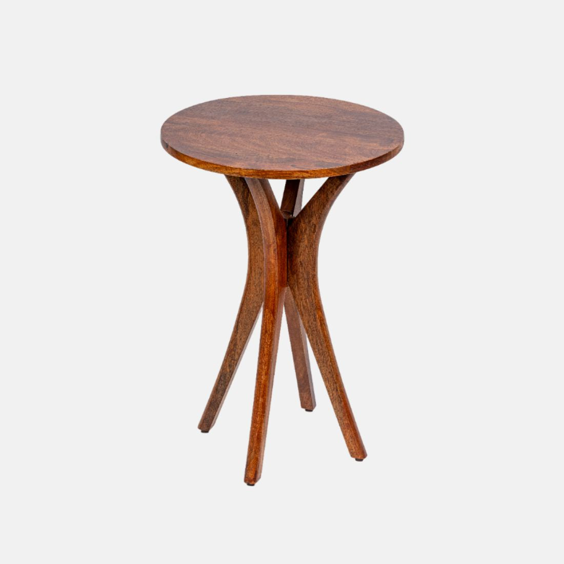 Mango Wood Honey Brown Side Table Easy to Build