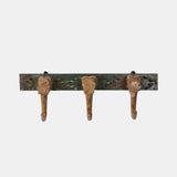 Old Teak Wood Wall Mount Elephant Trunk Hook