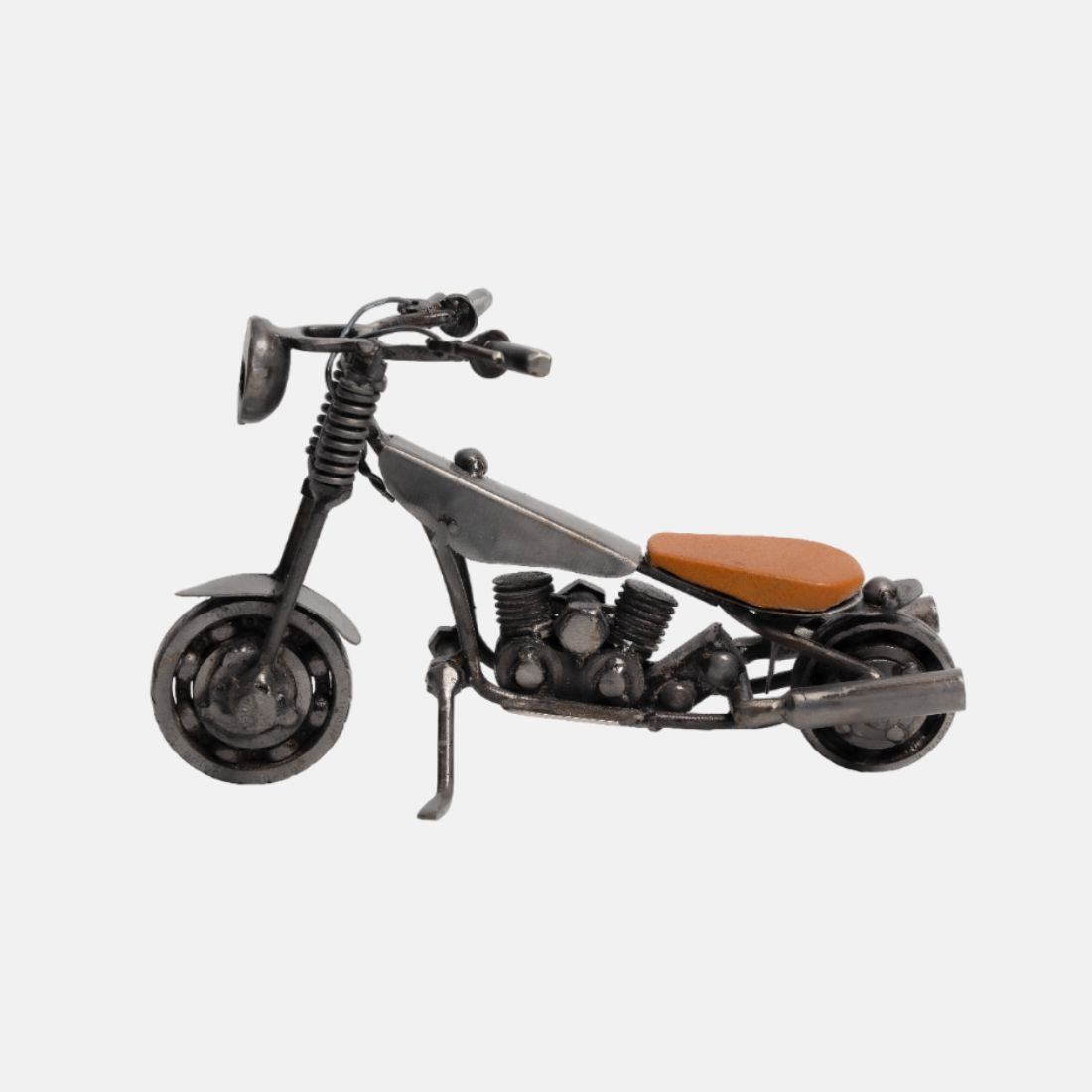 Beautiful Decorative Bike Made Up Of Recycled Metal Sheets