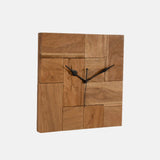 Natural Wood Finish Wall Clock