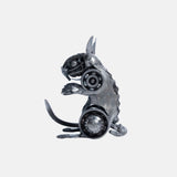 Paper Weight Made Up Of Recycled Metal shape Of A Mouse.