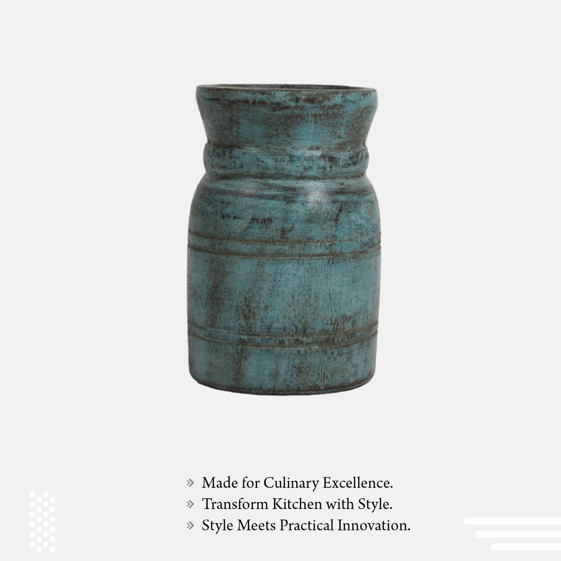 Beautiful Old Indian Measuring Pot