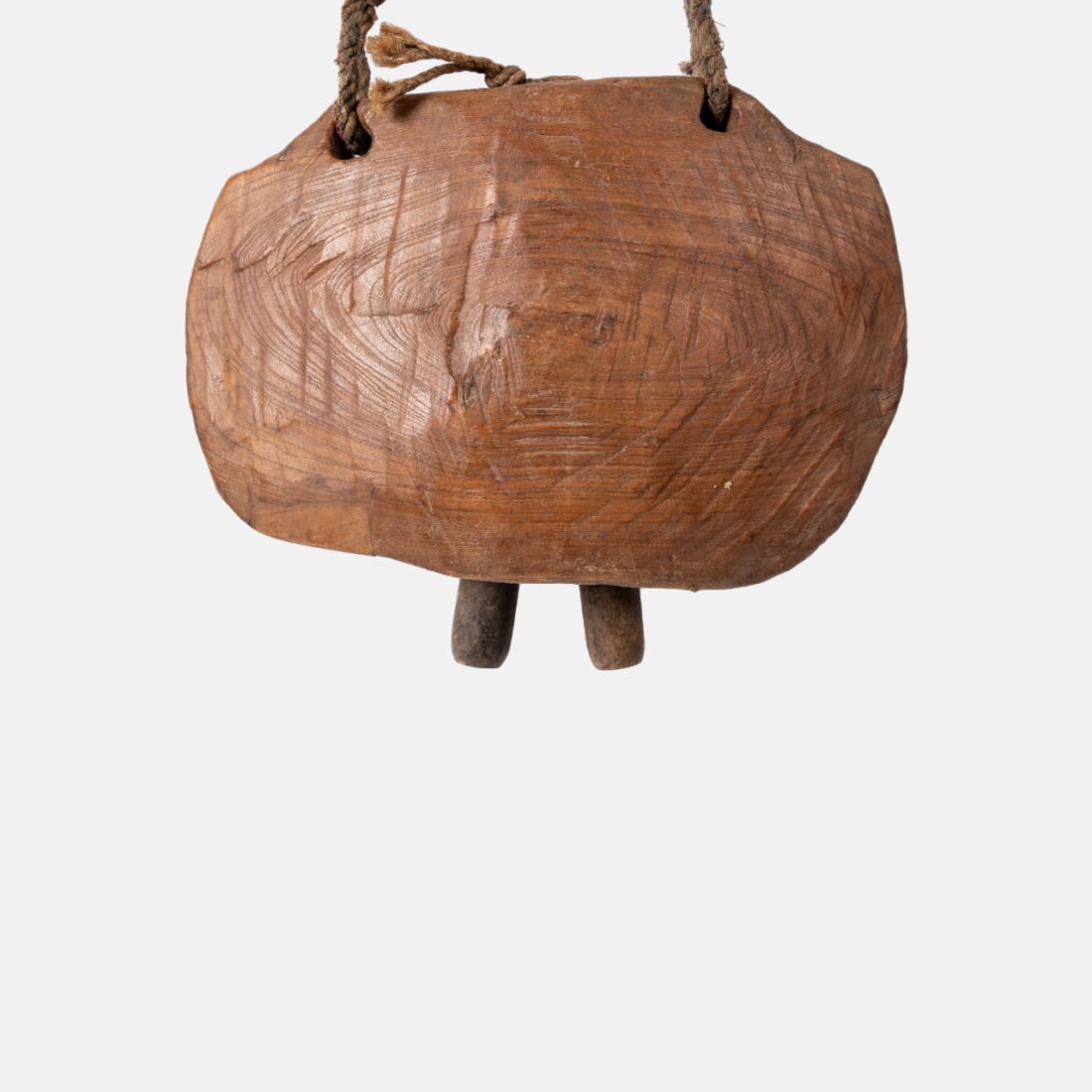 Old Teak Wood Cow Bell used In acient times