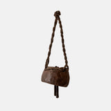 Natural Old Teak Wood Cow Bell Used In Acient Times