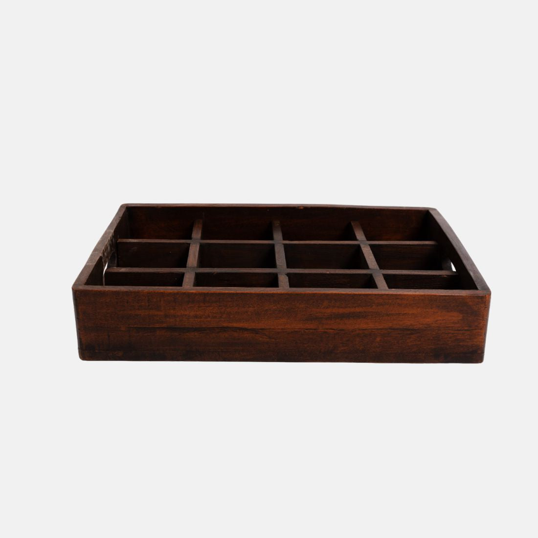 Old Indian Wooden Crate Tray