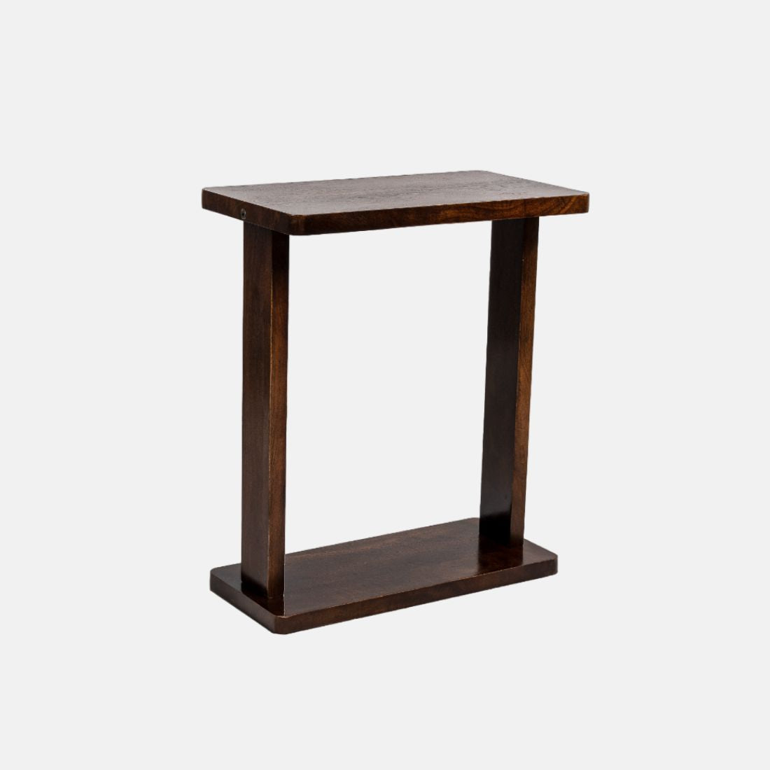 Mango Wood Dark Brown Side Table