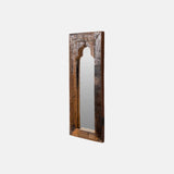Vintage Classic Wall Decor Mirror Frame Made Up Of Railway Sleeper With A Natural Vintage Finish