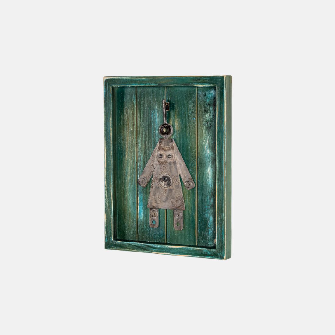 Toilet Sign Boards Madeup Of Recycled Wood