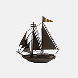 Rustic Vintage Metal Ship For Your Home Kitchen Dining Table