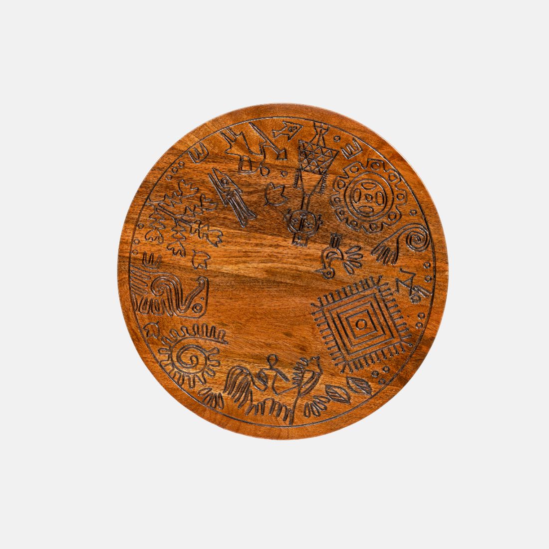 Mango Wood Honey Brown Side Table