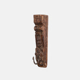 Old Teak Wood Hand Carving Wall Hook