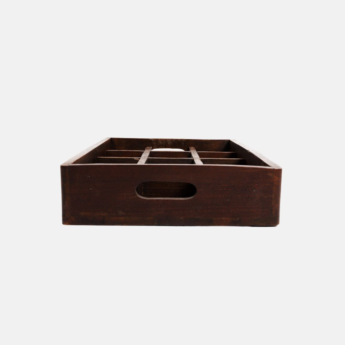Old Indian Wooden Crate Tray