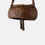 Natural Old Teak Wood Cow Bell Used In Acient Times