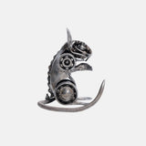 Paper Weight Made Up Of Recycled Metal shape Of A Mouse.