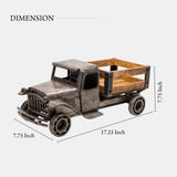 Rustic Vintage Metal Loading Truck For Your Home Kitchen Dining Table, Tabletop And Storage Decor