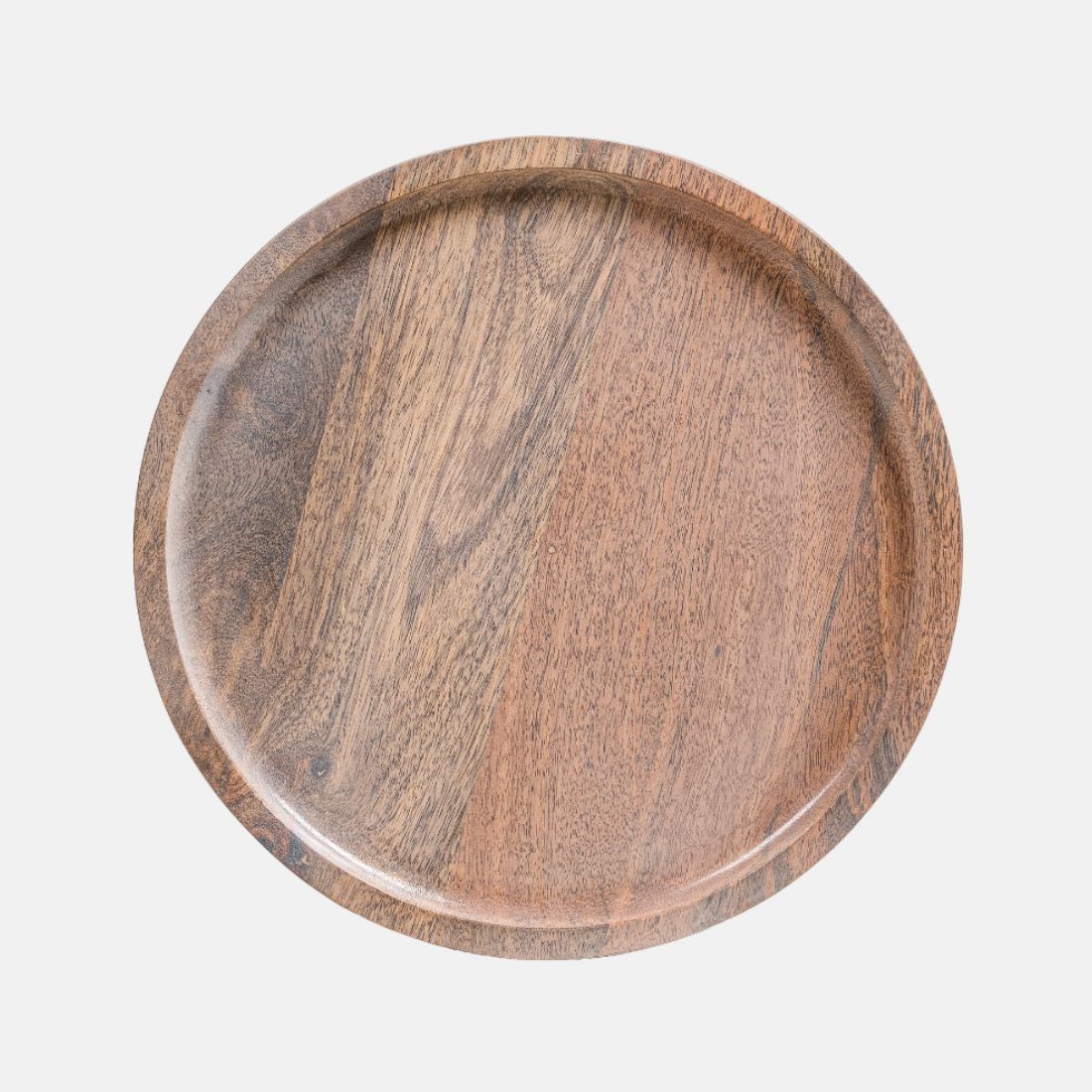 Mango Wood Smoke White Side Table