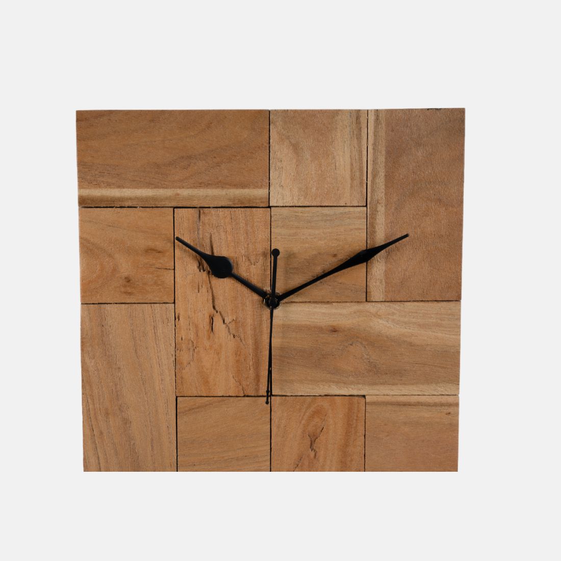 Natural Wood Finish Wall Clock