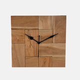 Natural Wood Finish Wall Clock