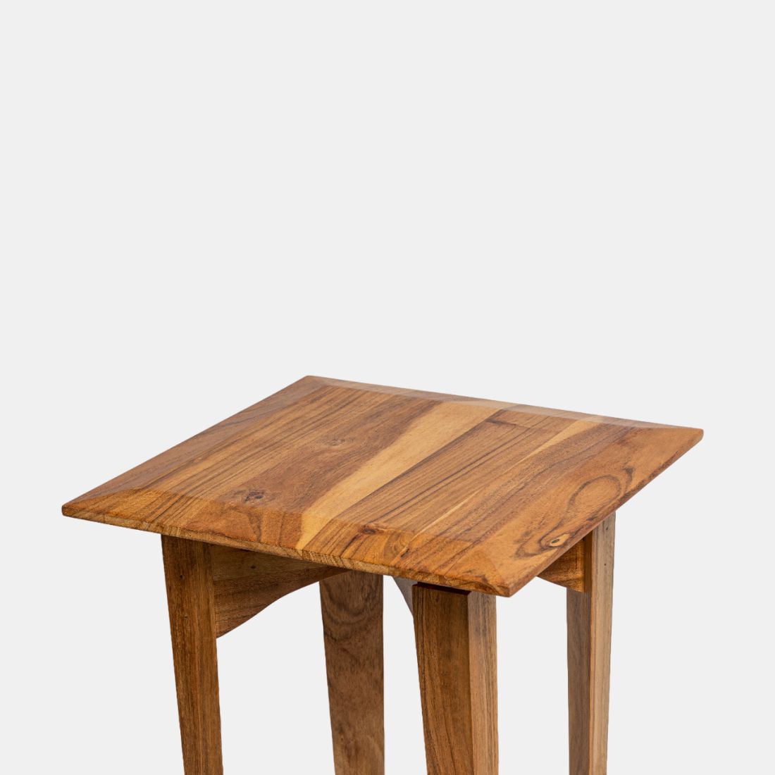 Acacia Natural Wood Side Table