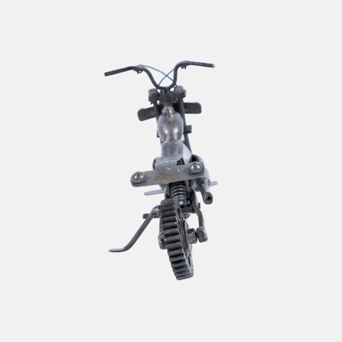 Beautiful Decorative Bike Made Up Of Recycled Metal Sheets, Gears & Bolts