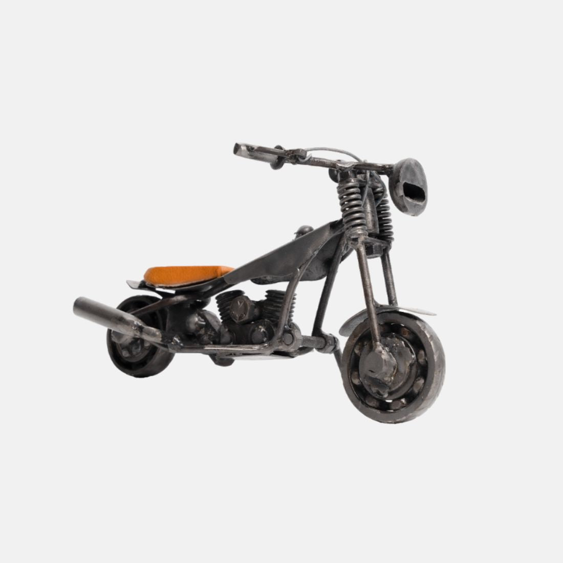 Beautiful Decorative Bike Made Up Of Recycled Metal Sheets