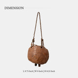 Old Teak Wood Cow Bell used In acient times