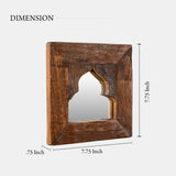 Natural Vintage Finish Classic Mirror Frame