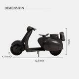 Rustic Vintage Metal Scooter For Your Home Kitchen Dining Table, Tabletop And Storage Decor