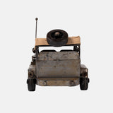 Rustic Vintage Metal Army Jeep For Your Home Kitchen Dining Table, Tabletop And Storage Decor