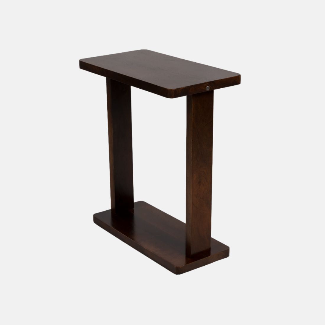 Mango Wood Dark Brown Side Table