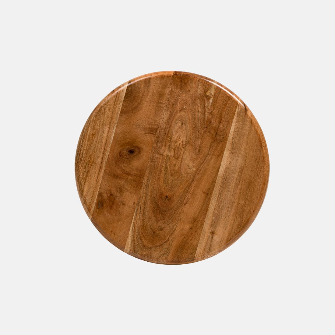 Natural Acacia Wood Side Table