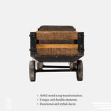 Rustic Vintage Metal Loading Truck For Your Home Kitchen Dining Table, Tabletop And Storage Decor
