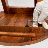 Mango Wood Honey Brown Side Table