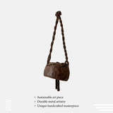 Natural Old Teak Wood Cow Bell Used In Acient Times