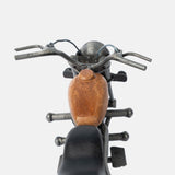 Natural Metal Finish Decorative Bike