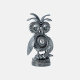 Paper Weight Made Up Of Recycled Metal In A shape Of Owl