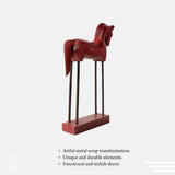 Old Teak Wood Old Indian Decorative Horse