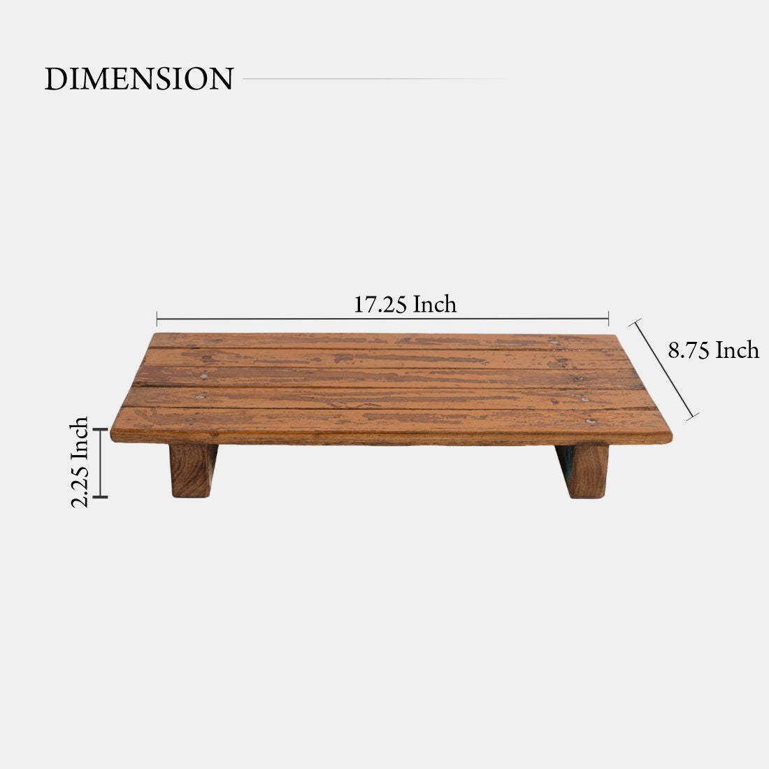 Old Indian Bajoot Madeup Of Old Teak Wood