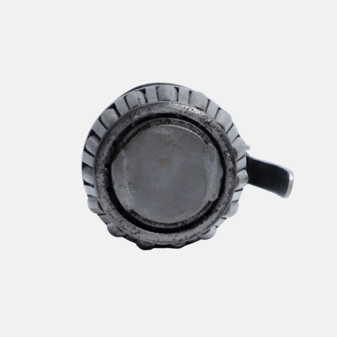 Paper Weight Made Up Of Recycled Metal In A shape Of Hand Granade
