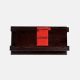 Acacia Wood Walnut Brown Side Table