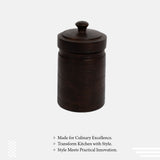 Old Teak Wood Vintage Butter Pot