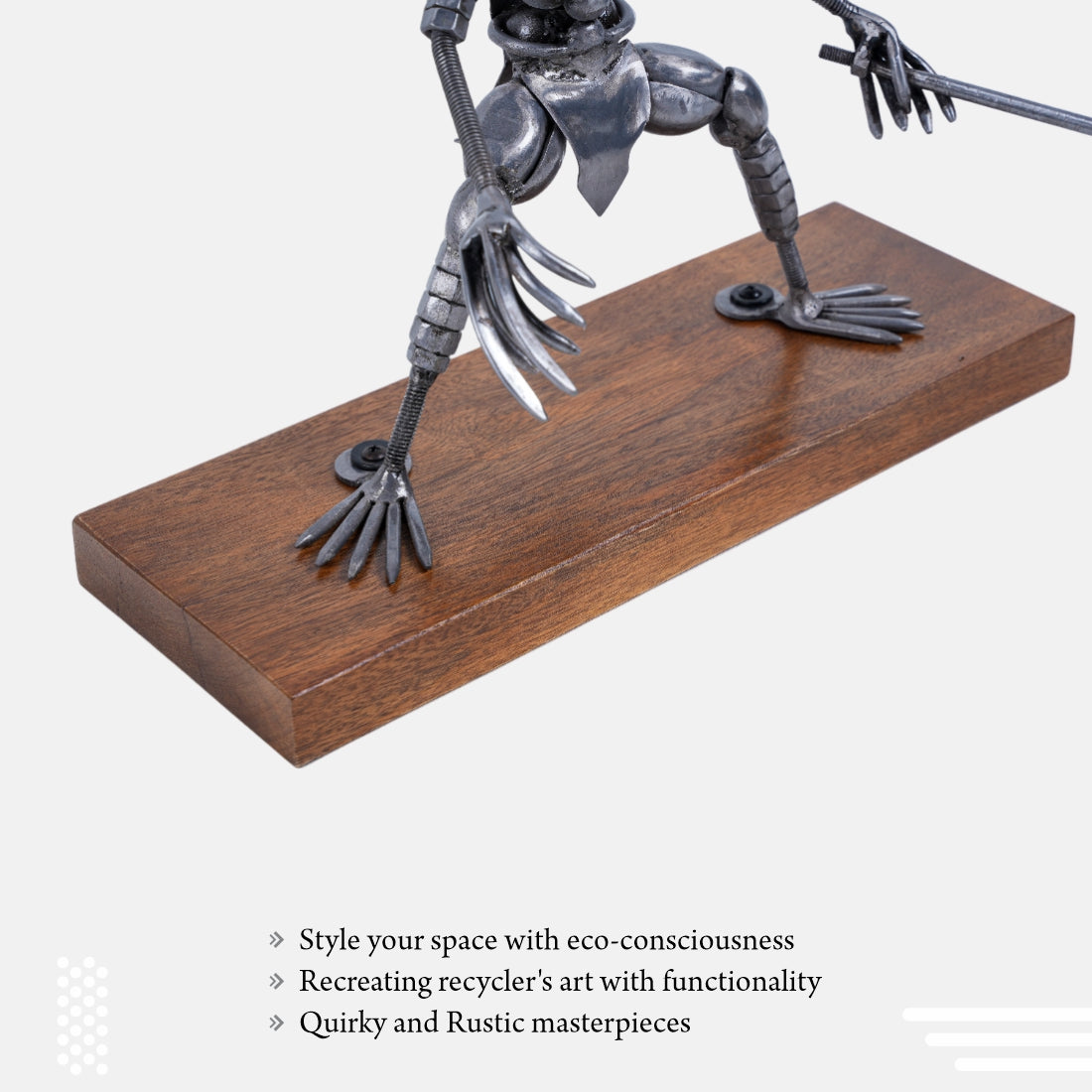 Natural Wood Finish And Natural Metal Finish Prediator