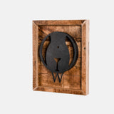 Toilet Sign Boards Madeup Of Rough Natural Mango Wood