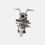 Natural Metal Finish Decorative Bike
