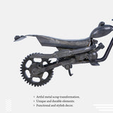 Beautiful Decorative Bike Made Up Of Recycled Metal Sheets, Gears & Bolts